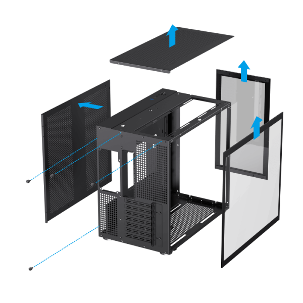 کیس کامپیوتر گیم مکس مدل INFINITY BLACK