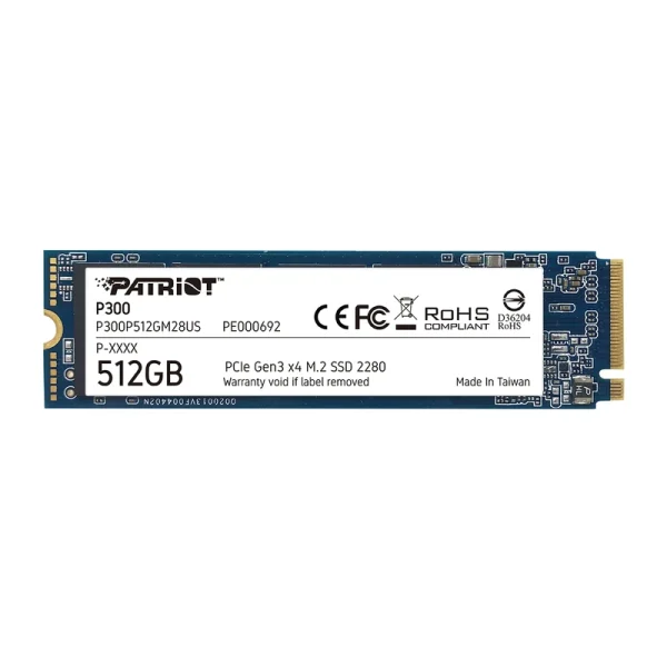 اس اس دی patriot مدل p300 512gb