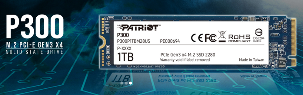 اس اس دی patriot مدل p300 512gb