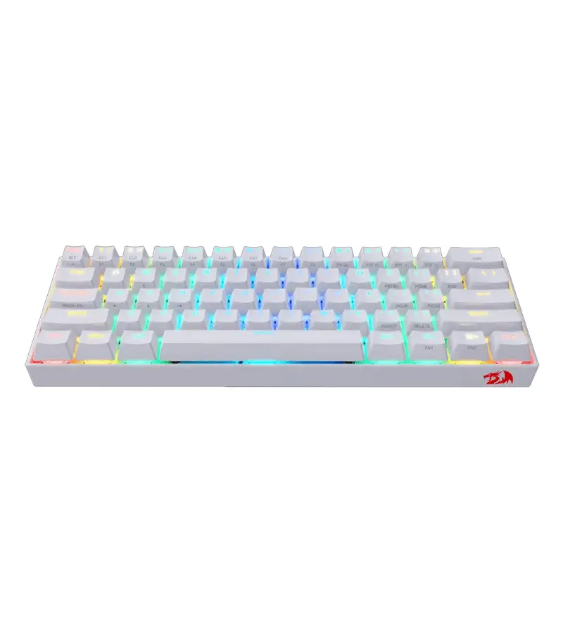 کیبورد بی سیم/باسیم مکانیکال گیمینگ ردراگون Draconic K530 White RGB