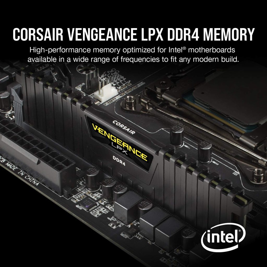 رم کورسیر VENGEANCE LPX 32GB 16GBx2 3600MHz CL18 DDR4