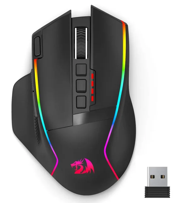 موس گیمینگ ردراگون SWAIN M915 RGB-WL