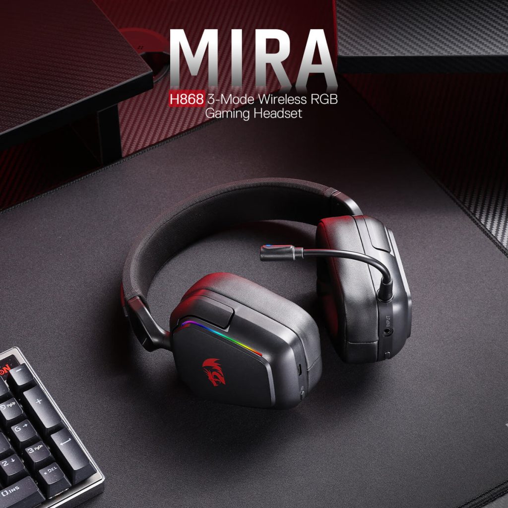 هدست بی سیم گیمینگ ردراگون Mira H868