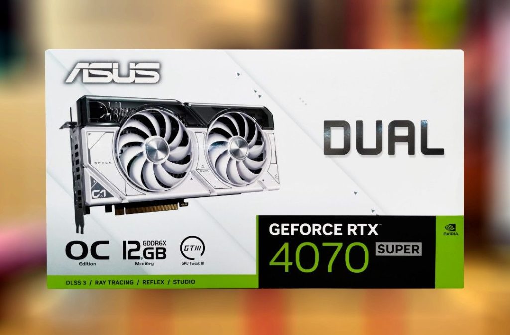 کارت گرافیک dual rtx 4070 super White