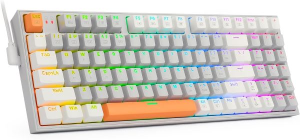 کیبورد مکانیکال گیمینگ ردراگون Kitava K636 WGO RGB