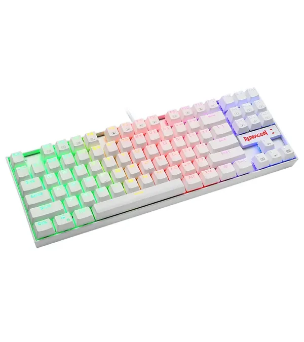 کیبورد مکانیکال گیمینگ ردراگون KUMARA K552 RGB White