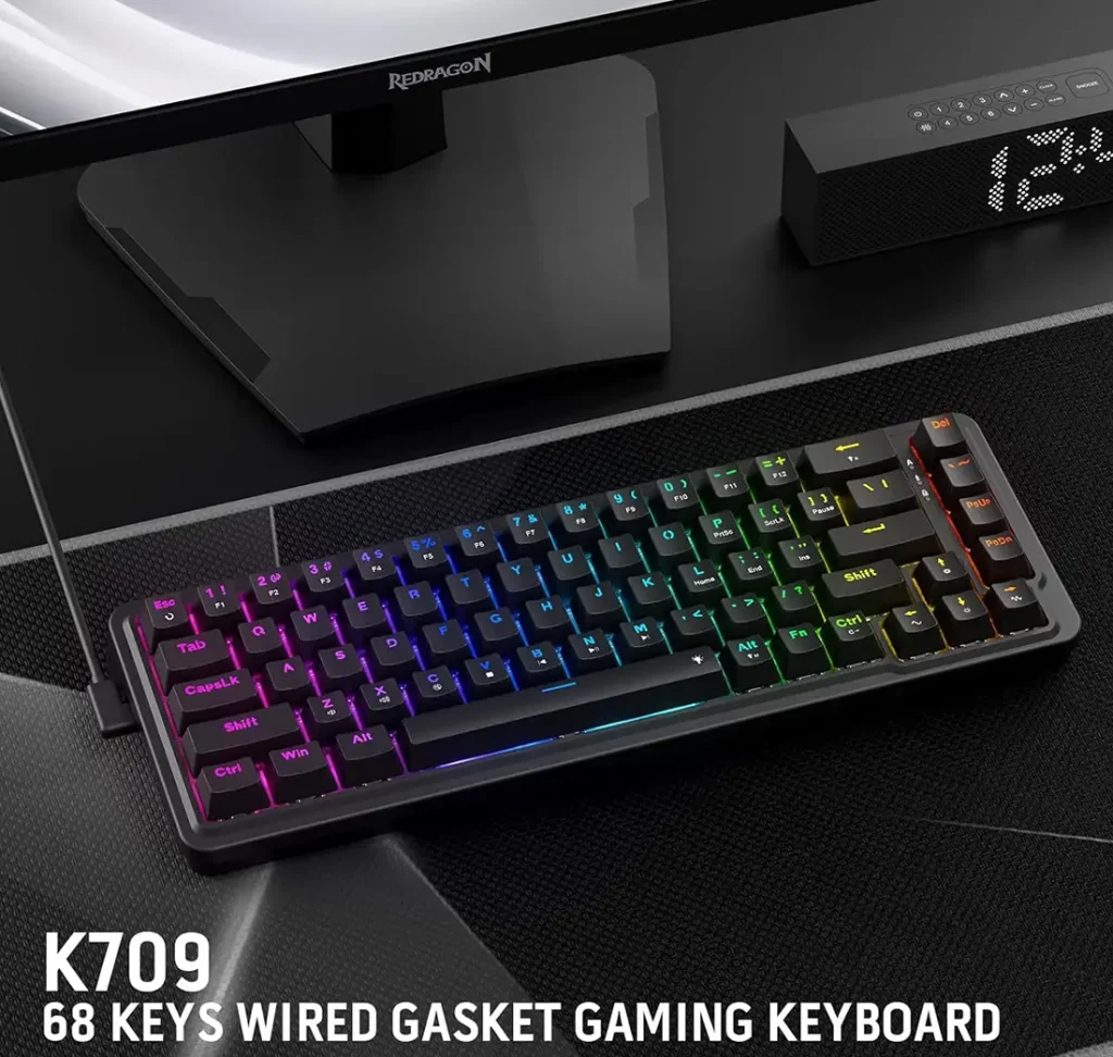 کیبورد مکانیکال گیمینگ ردراگون NOVA K709 RGB