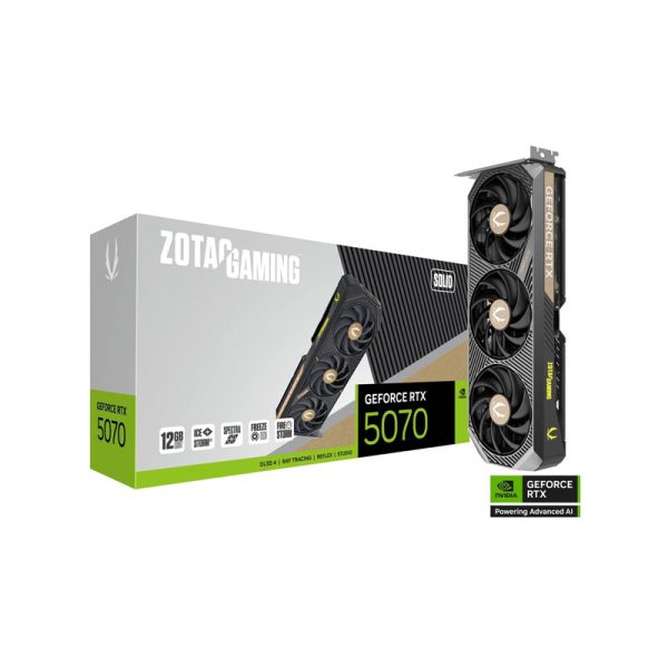 کارت گرافیک ZOTAC GAMING GeForce RTX 5070 SOLID 12GB
