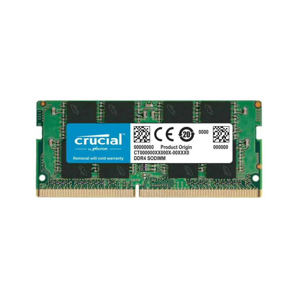 رم لپ تاپ Crucial CT16 Single Channel CL22 3200MHz DDR4 16GB