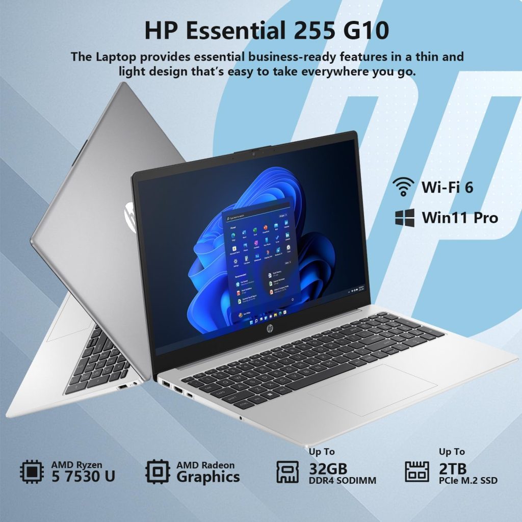 لپ تاپ اچ پی HP G10 R5 7520U 8GB 512GB SSD 