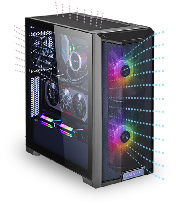 کیس گیمینگ لیان لی LANCOOL 215 Black