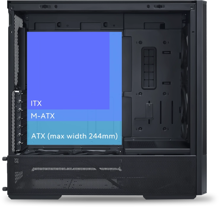 کیس گیمینگ لیان‌لی LANCOOL 207 Black
