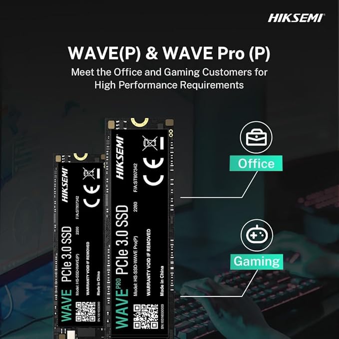حافظه اس اس دی اینترنال هایک سمی مدل Wave P M.2 NVMe ظرفیت 512 گیگابایت