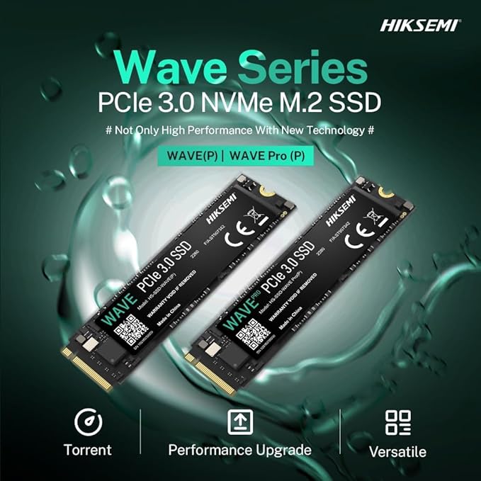 حافظه اس اس دی اینترنال هایک سمی مدل Wave P M.2 NVMe ظرفیت 512 گیگابایت
