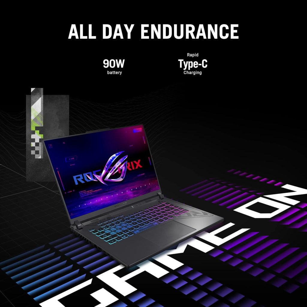 لپ تاپ گیمینگ ایسوس ROG Strix G16 G615JMR i7 14650HX 16GB 1TB SSD 8GB WUXGA 