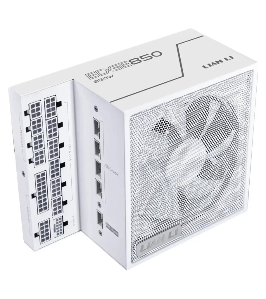 پاور 850 وات لیان لی EDGE 850 UK White Full Modular
