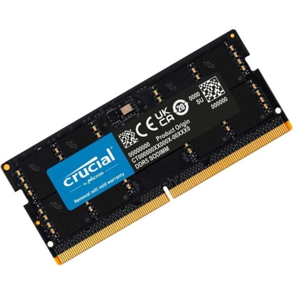 رم لپ تاپ کروشیال Single Channel CL46 5600MHz DDR5 8GB
