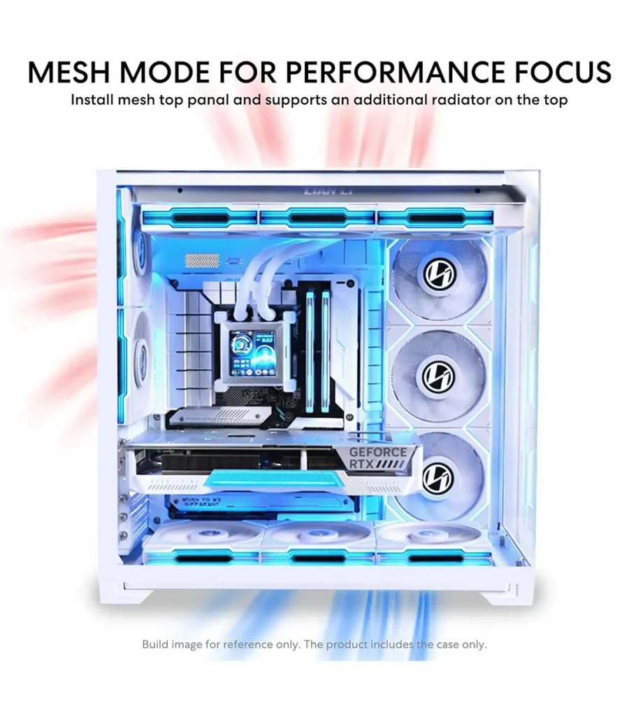 کیس گیمینگ لیان لی O11 VISION COMPACT White 