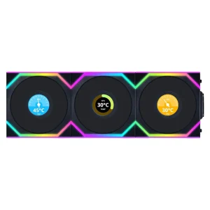 فن کیس لیان لی UNI FAN SL Wireless Black بسته 3 عددی
