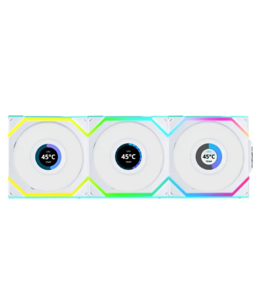 فن کیس لیان لی UNI FAN SL Wireless White بسته 3 عددی