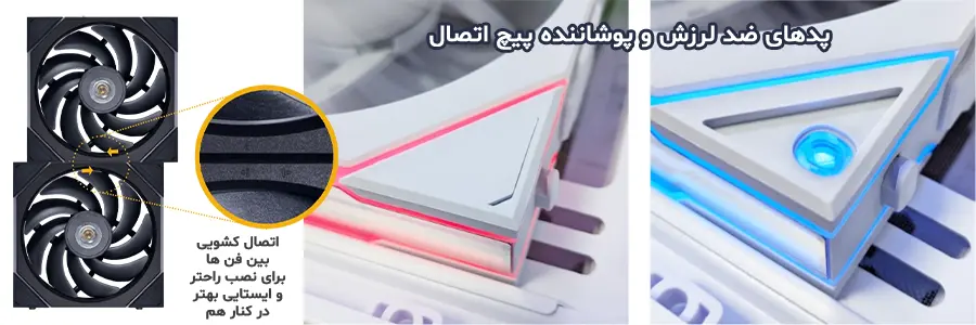 فن کیس لیان لی UNI FAN TL Black بسته 3 عددی