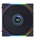 فن کیس لیان لی UNI FAN TL LCD Reverse Black بسته 3 عددی