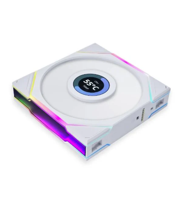 فن کیس لیان لی UNI FAN TL LCD Reverse White بسته 3 عددی