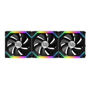 فن کیس لیان لی UNI Fan SL120 RGB Black بسته 3 عددی