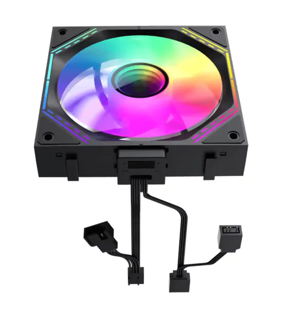 فن کیس گیمینگ گیم‌ مکس FN12A-S3I-R Black بسته 3 عددی