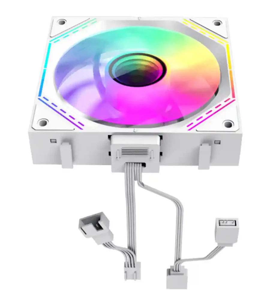 فن کیس گیمینگ گیم‌ مکس FN12A-S3I-RW White بسته 3 عددی