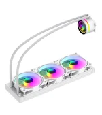 خنک کننده مایع پردازنده گیم مکس IceBurg 360 Infinity White