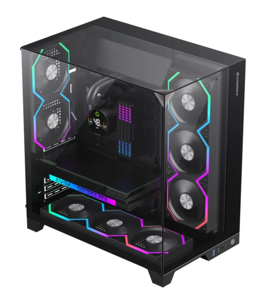 کیس گیمینگ گیم مکس Infinity Pro Black