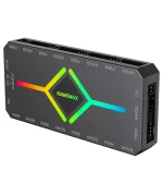 کنترل نورپردازی و سرعت فن گیم مکس V4.0 ARGB HUB PWM BK