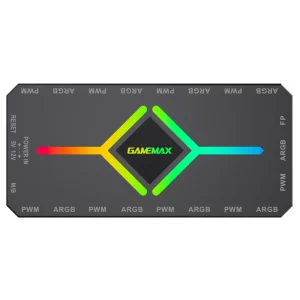 کنترل نورپردازی و سرعت فن گیم مکس V4.0 ARGB HUB PWM BK