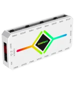کنترل نورپردازی و سرعت فن گیم مکس V4.0 ARGB HUB PWM WT