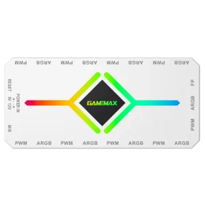 کنترل نورپردازی و سرعت فن گیم مکس V4.0 ARGB HUB PWM WT