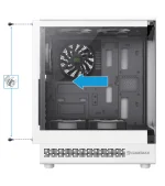 کیس گیمینگ گیم مکس Vista COC White