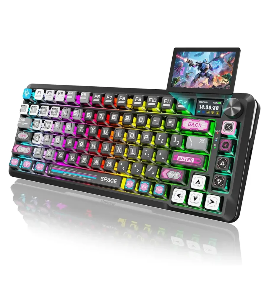 کیبورد بی سیم گیمینگ ردراگون FLEKACT K708 MC PRO RGB
