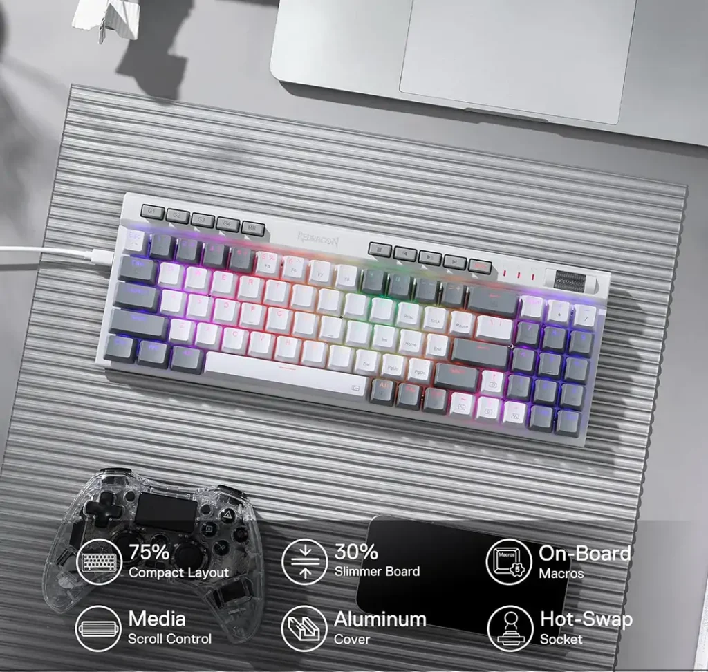 کیبورد مکانیکال گیمینگ ردراگون K655 RGB