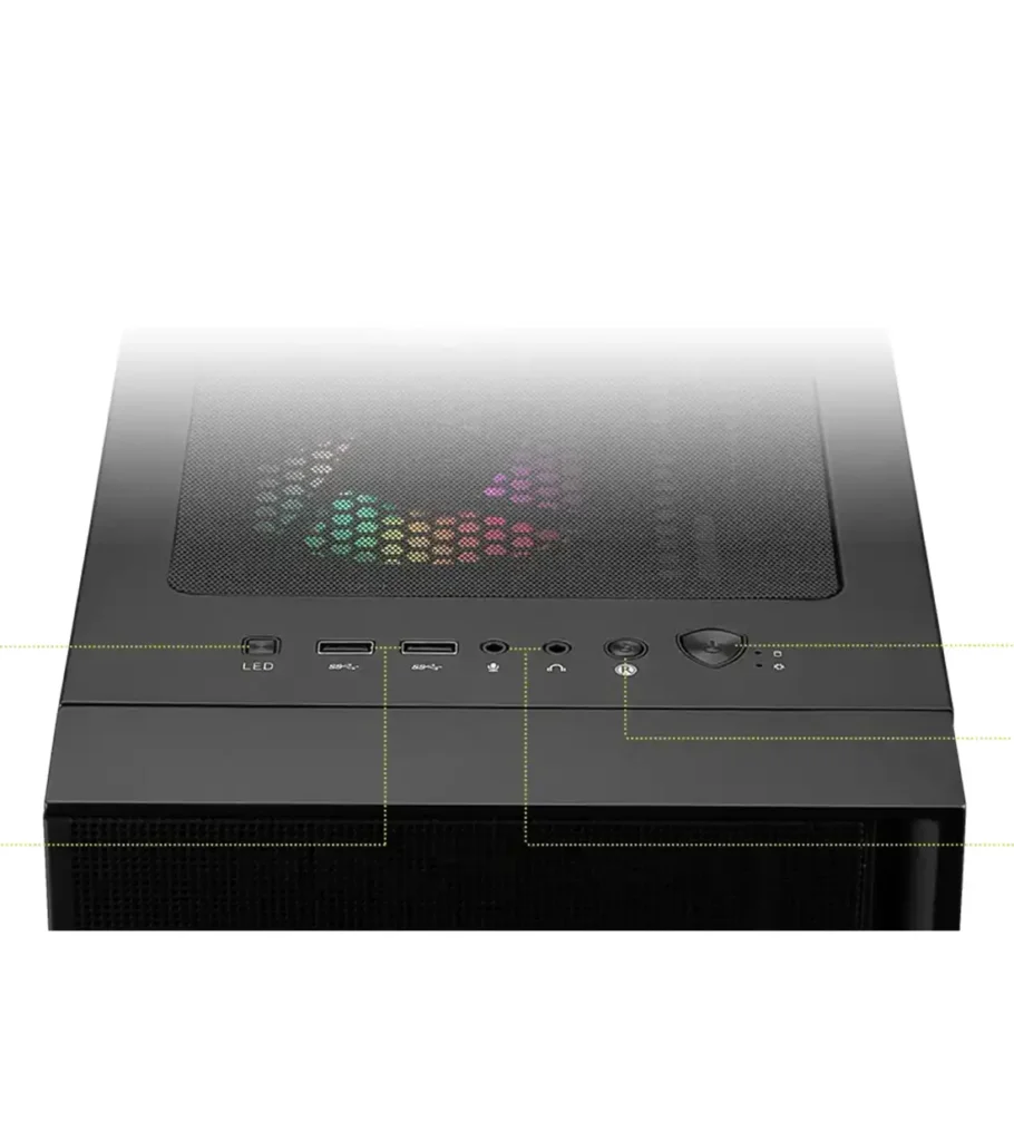 کیس گیمینگ ام اس آی MAG FORGE 120A AIRFLOW