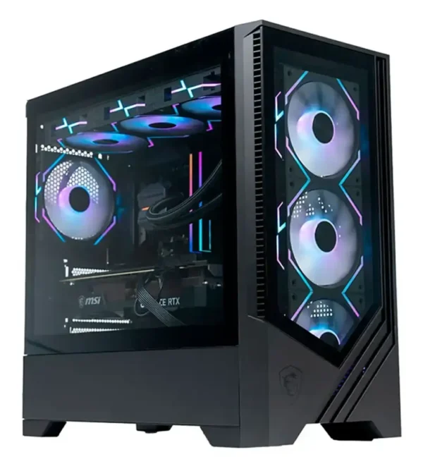 کیس و پاور گیمینگ ام اس آی MAG FORGE M100L + MAG A500N-H