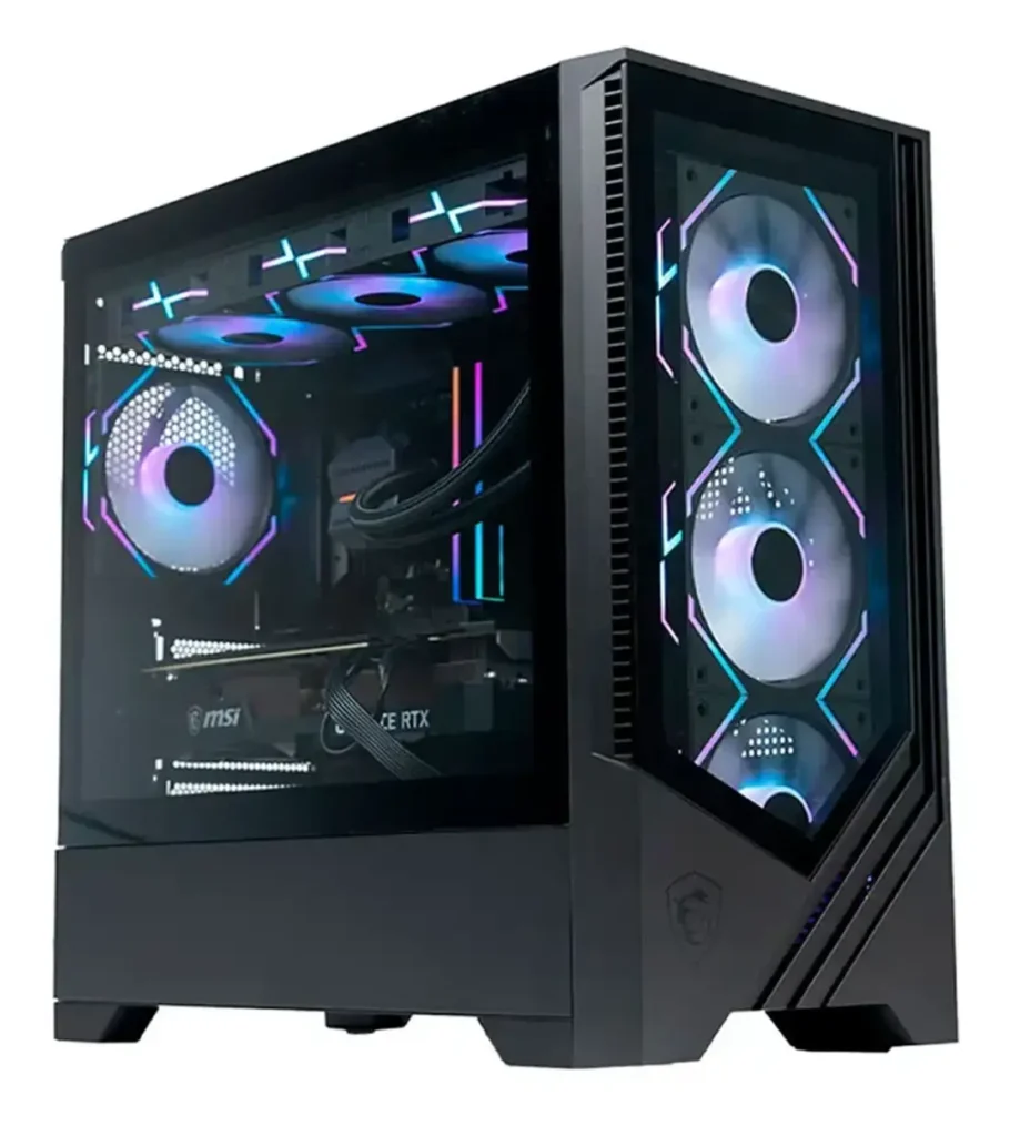 کیس و پاور گیمینگ ام اس آی MAG FORGE M100L + MAG A500N-H