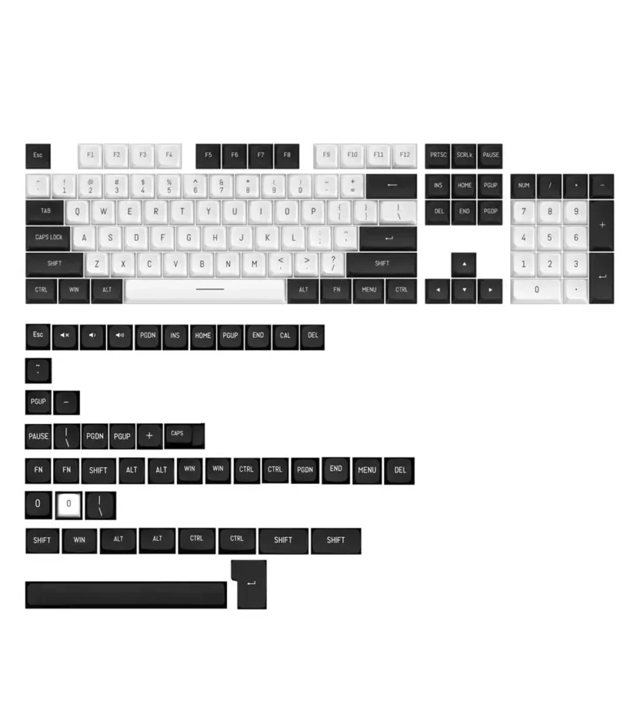 مجموعه کامل کلید کیبورد مکانیکال ردراگون A132 CSA PBT
