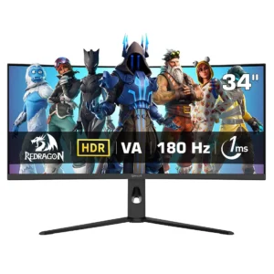 مانیتور گیمینگ 34 اینچ ردراگون GMQ3418RVC