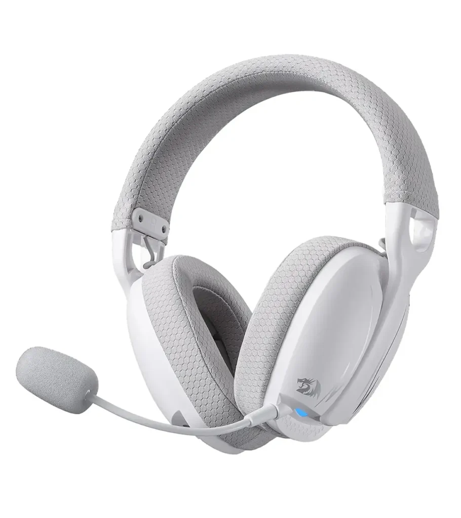 هدست بی سیم گیمینگ ردراگون Skuld H878 White