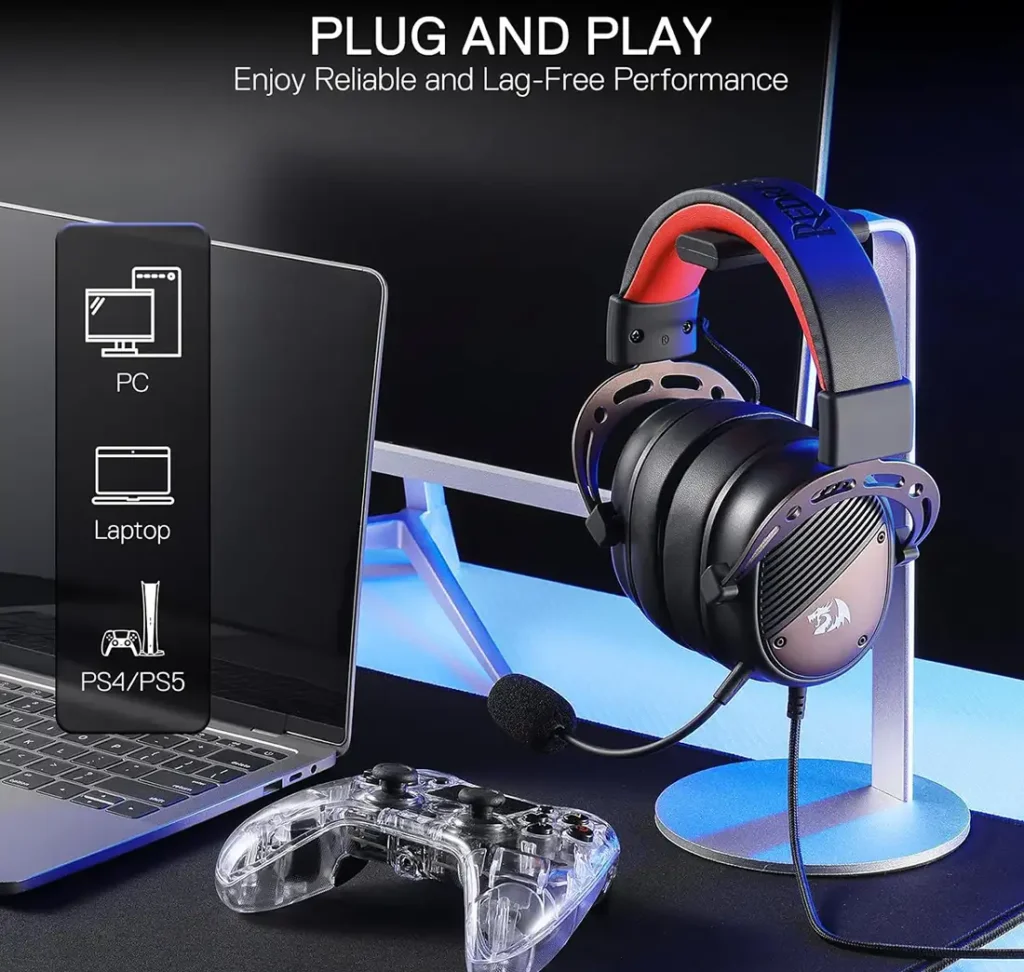 هدست گیمینگ ردراگون THORIDAL H730 Black