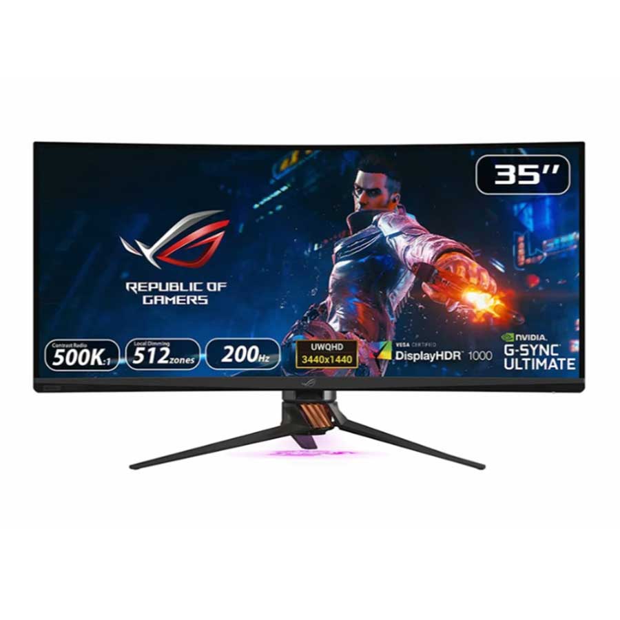 مانیتور خمیده گیمینگ 35 اینچ ایسوس مدل ROG SWIFT PG35VQ
