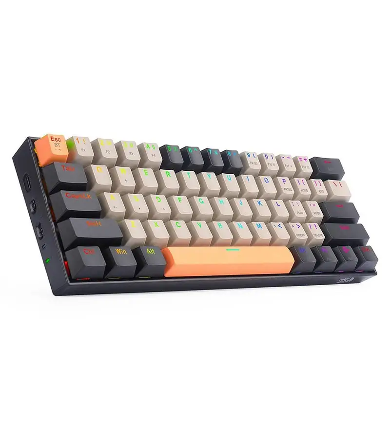 کیبورد بی سیم/باسیم مکانیکال گیمینگ ردراگون Draconic Elite K530OG-BK-GY-RGB-PRO