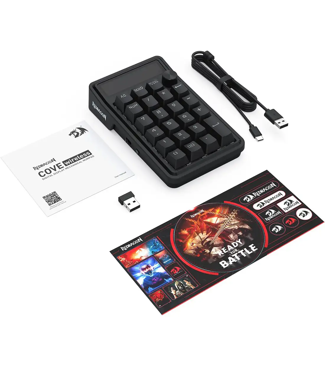 نام پد بی سیم مکانیکال ردراگون K733 PRO RGB 