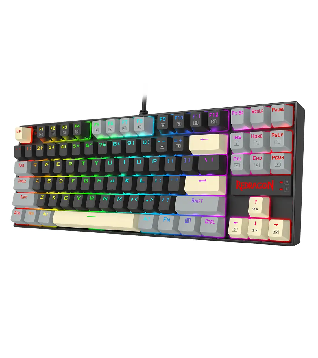 کیبورد مکانیکال گیمینگ ردراگون KUMARA K552 LGY RGB 